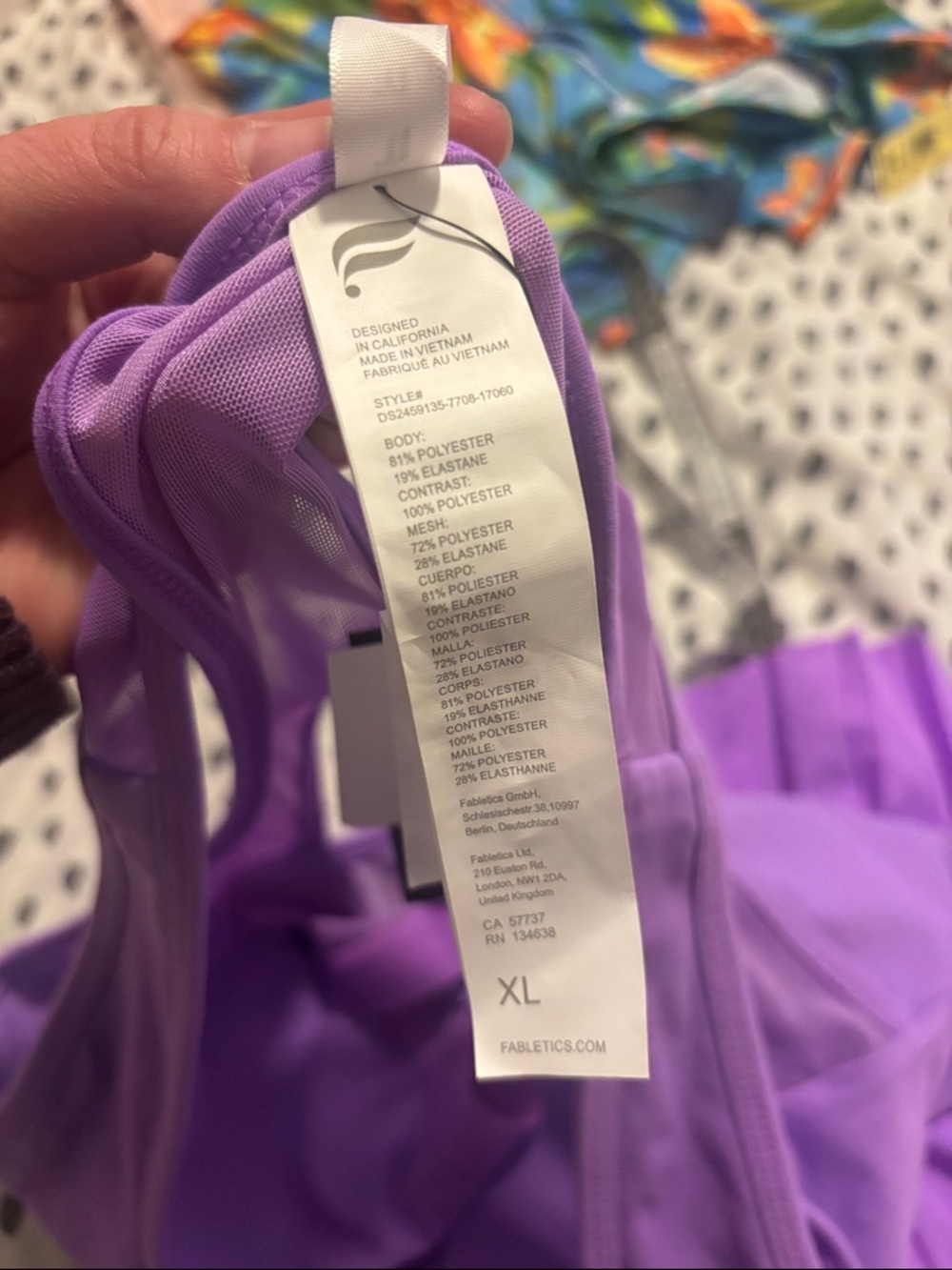 Fabletics XL Purple Hot Shot Pleated Dress Ultra Mini NWT - Picture 4 of 8